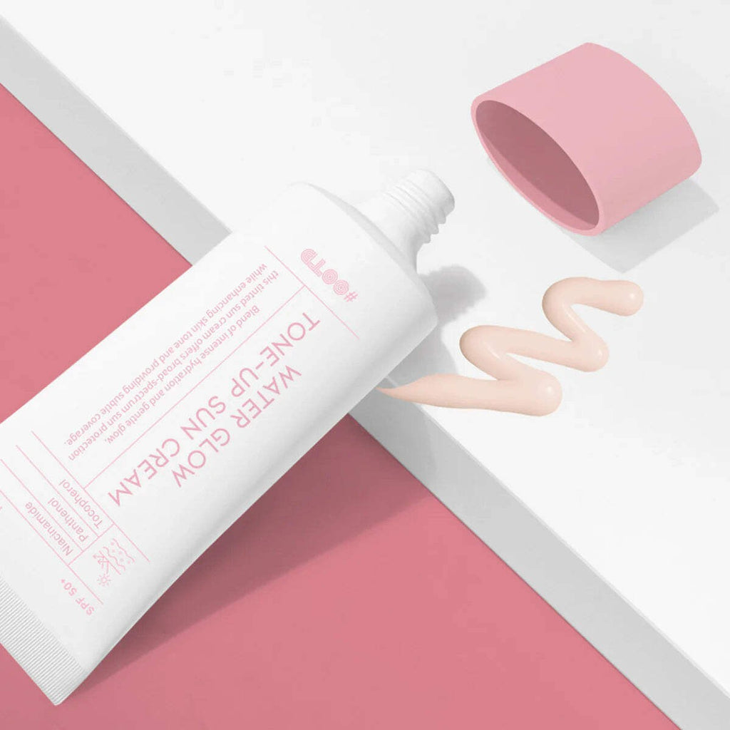 #OOTD Water Glow Tone-Up Sun Cream SPF 50+ - Mineral Sunscreen with Pink Tint, 50ml