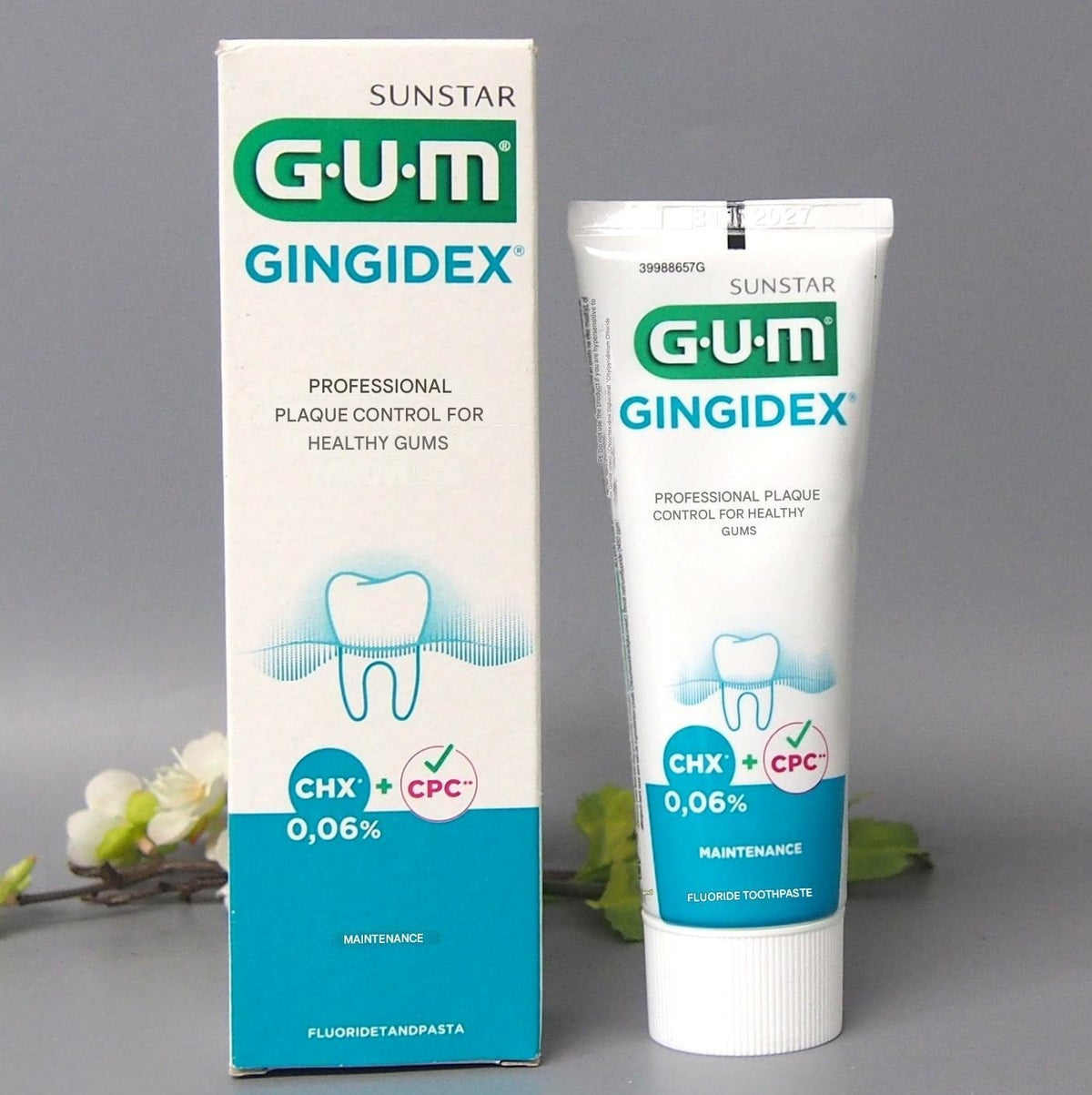 Gum Toothpaste for Sensitive Gums - 3 Pack 75ml with Anti-Plaque Formula