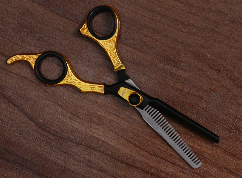 Professional Hair Cutting Shears 6.5 Inch Barber Scissors with Razor & Thinning Set