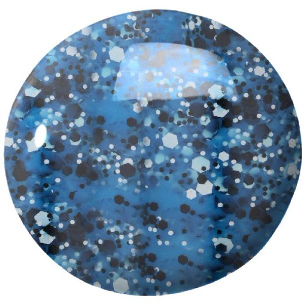 Nail Polish Set with Polka Dots Design - 2 Pack Blue Nails