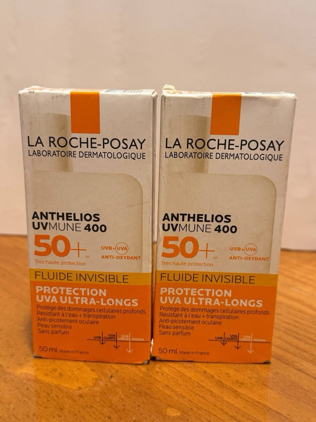La Roche-Posay Anthelios UVmune 400 Oil Control SPF50+ Sunscreen 50ml - Pack of 2