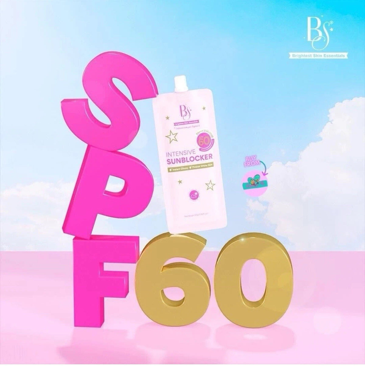 SPF 60 Sunblock Gel Cream with Whitening & Matte Finish - 50g