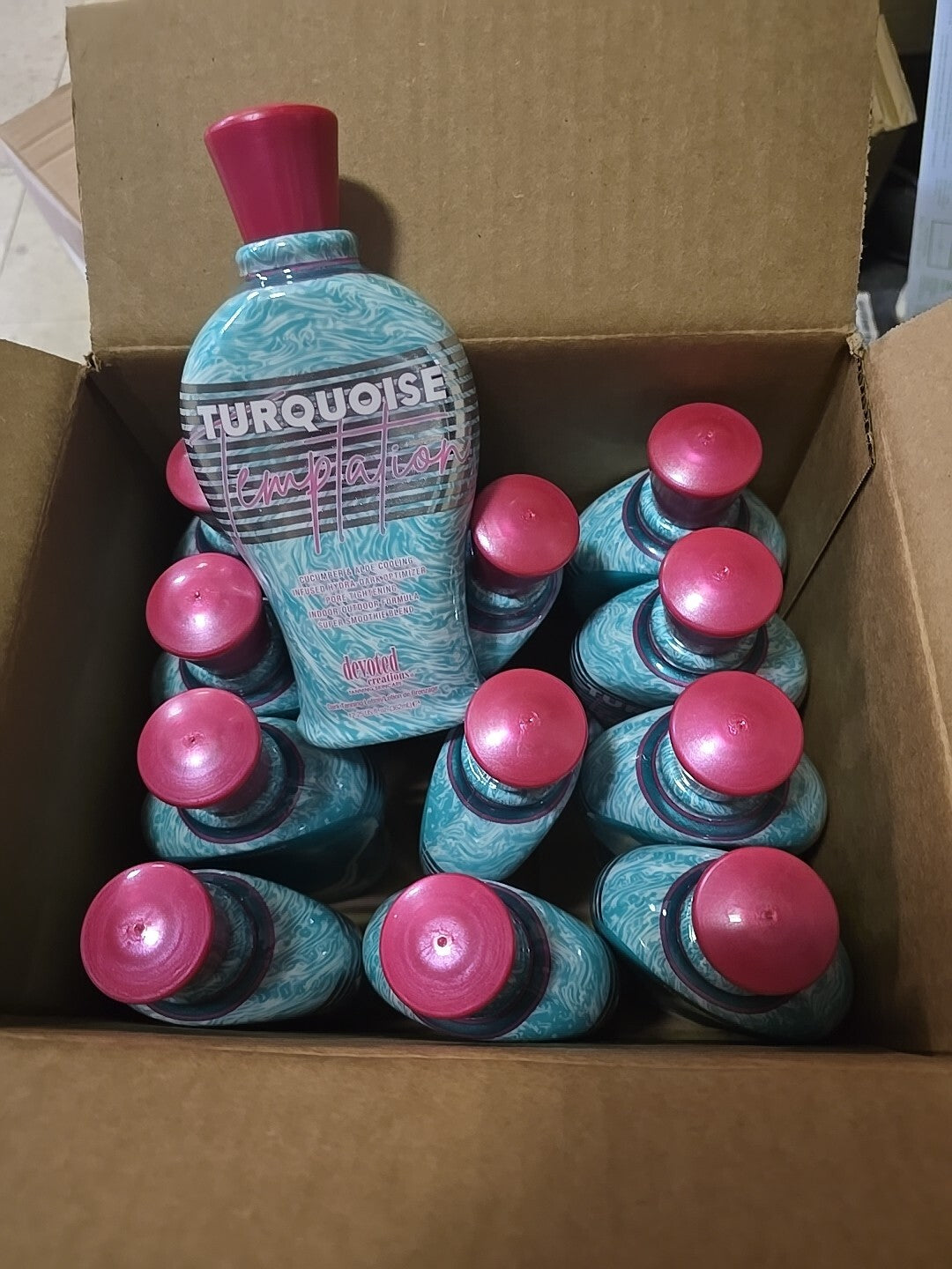 Salon Wholesale Tanning Lotion - Turquoise Temptation 12.25oz Case Pack