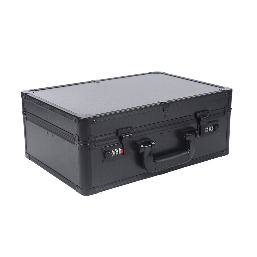 Portable Barber Styling Tool Case with Locking Compartments for Travel