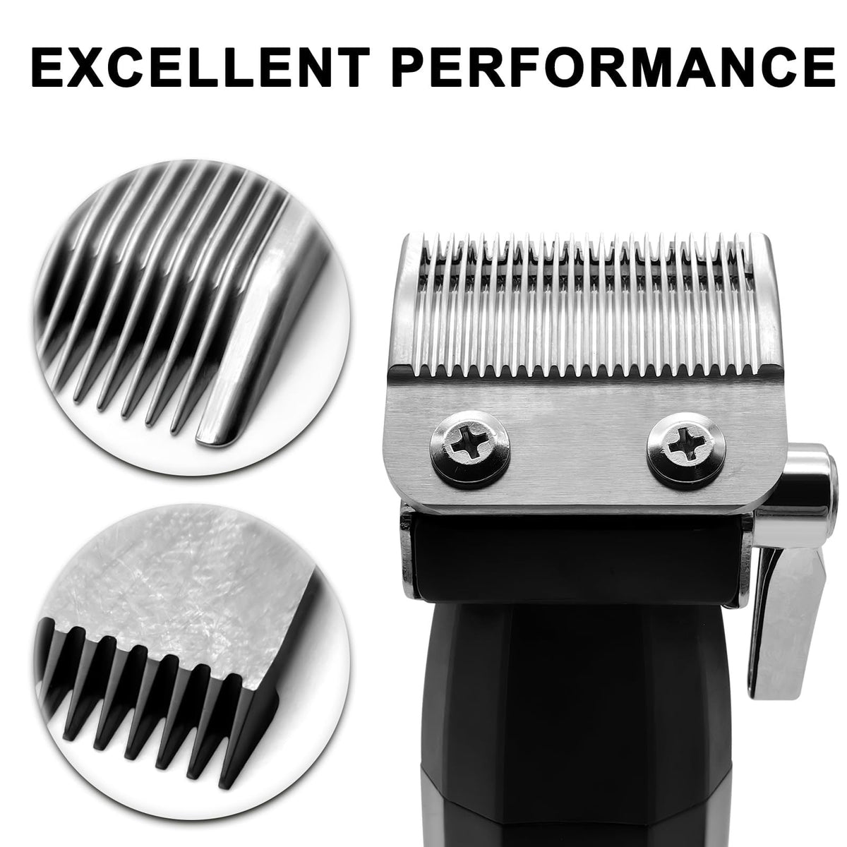 Replacement Blade for Wahl Clippers 2-Hole Silver Carbon Steel Precision Trimmer Part