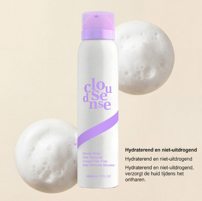 Gentle Hair Removal Foam Spray with Aloe & Hyaluronic Acid - 3X Pack