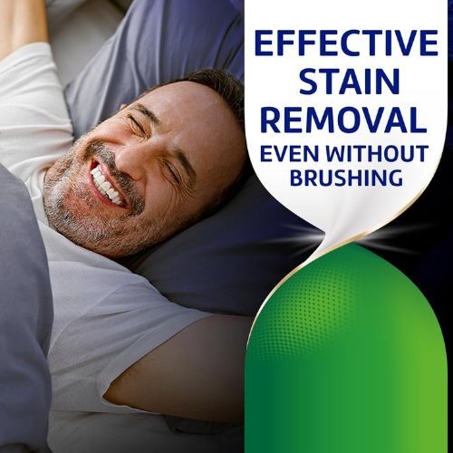Polident Overnight Whitening Dental Appliance Cleanser Tablets 2 Pack - Antibacterial & Stain Remover
