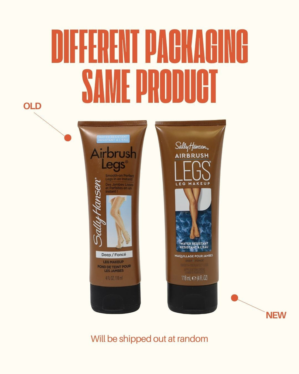 Water-Resistant Airbrush Leg Makeup Deep Shade 04 - Flawless Legs
