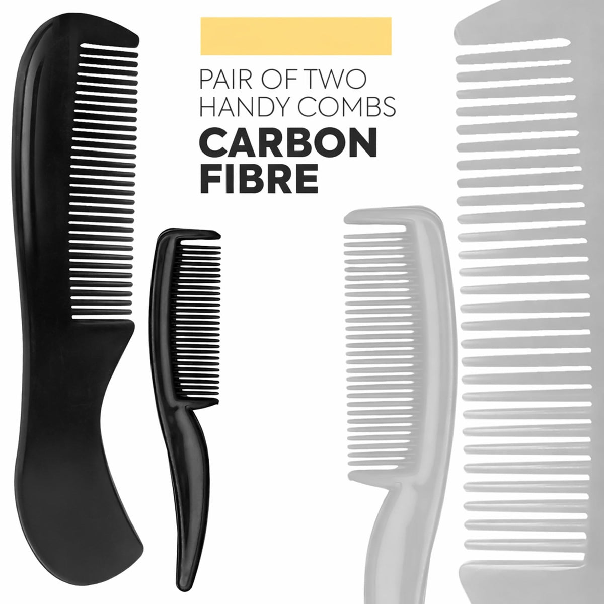 Professional Beard & Mustache Scissors Set with Combs & Pouch for Men