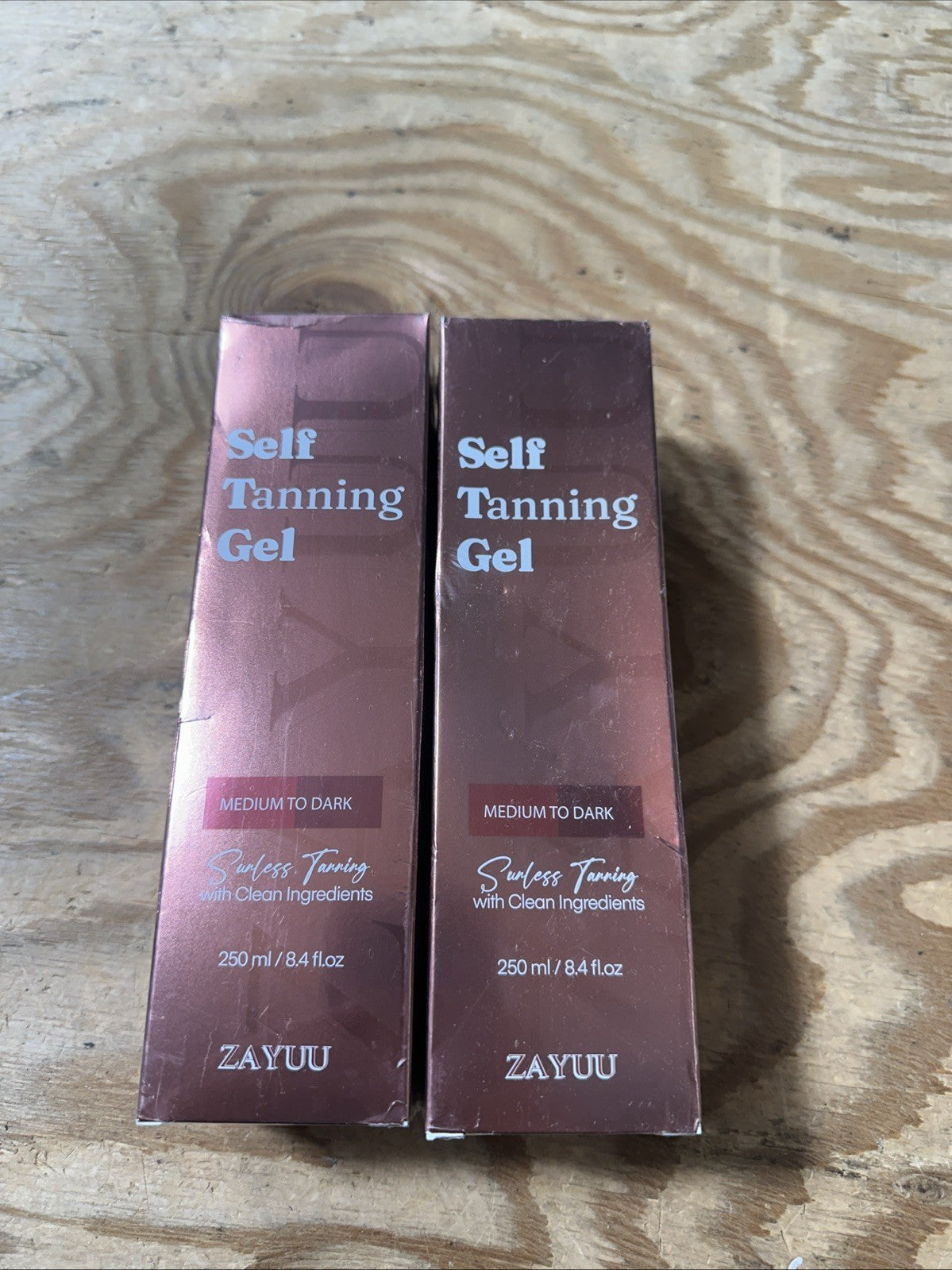 Self Tanning Gel Medium to Dark 8.4 fl oz Pack of 2 - Sunless Tanning
