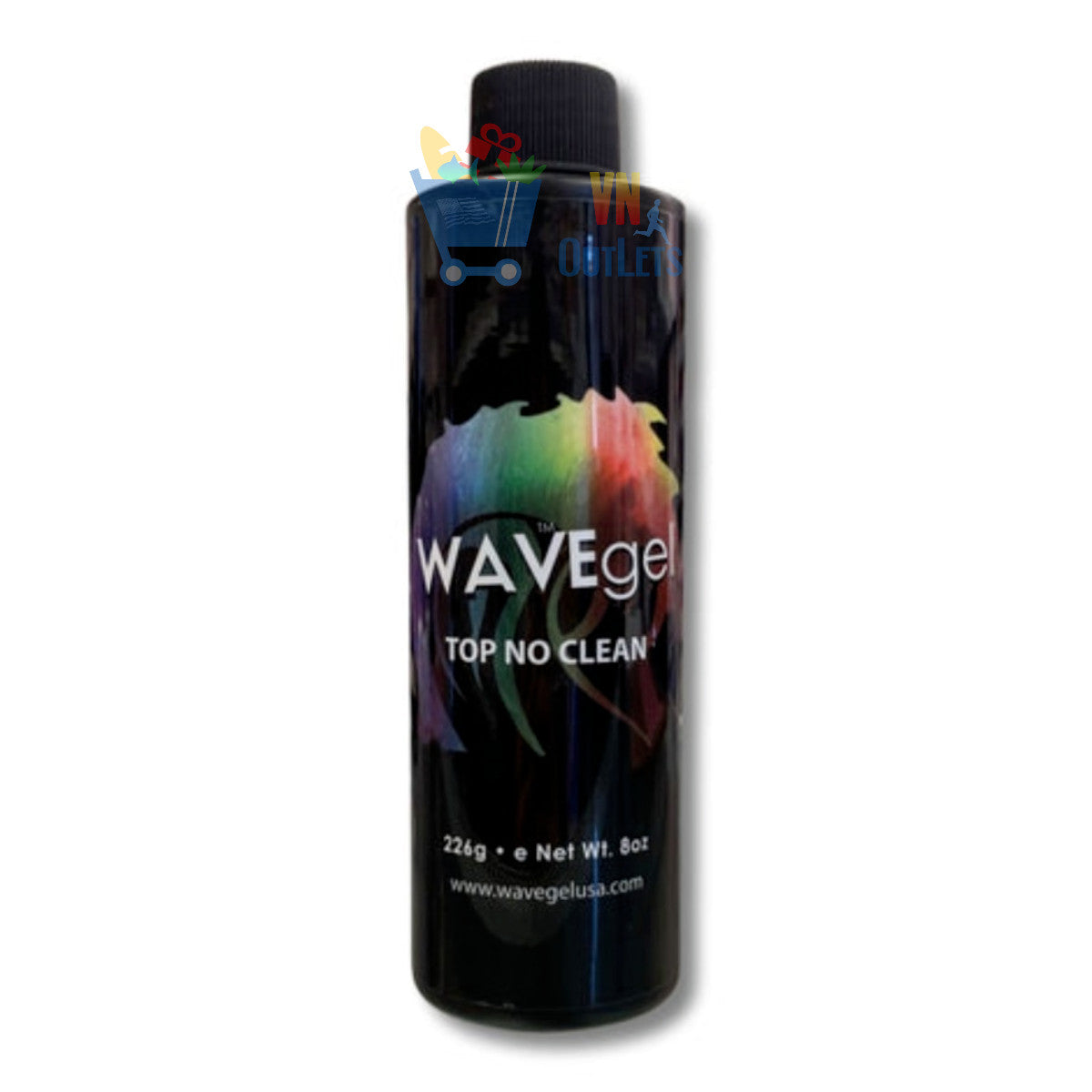Wave Gel Soak Off Gel Top No Clean Refill 8 oz - Nail Gel Polish