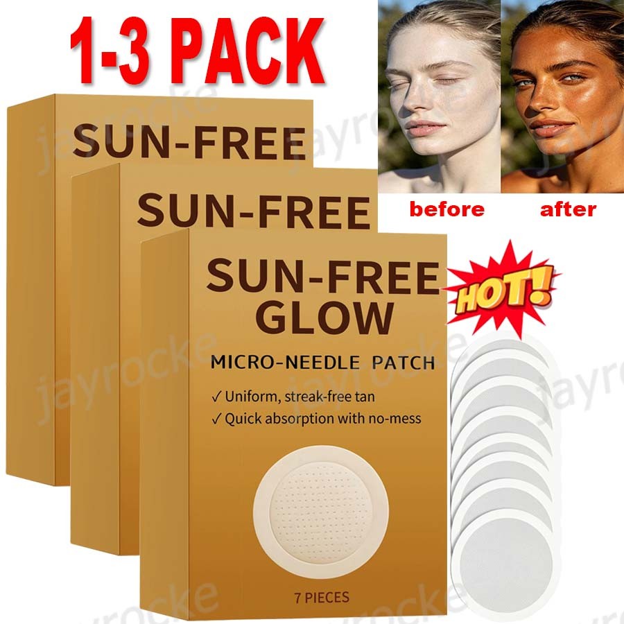 Self-Tanning Micro-Needle Patches Natural Sunless Tanning Effect Safe & Long-Lasting
