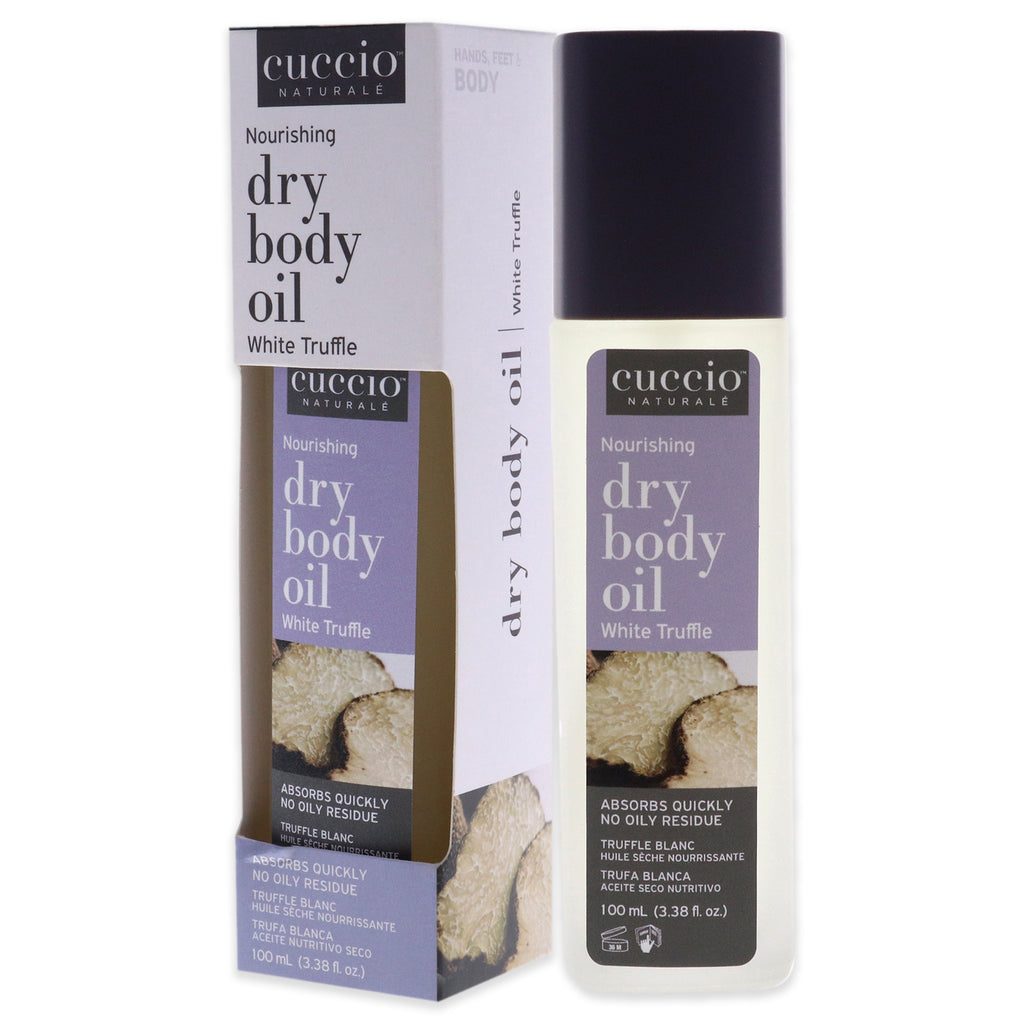 Unisex White Truffle Dry Body Oil - Nourishing Hydrating Skin Care - 3.38 oz
