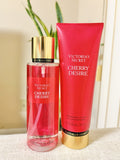 Victoria’s Secret Cherry Desire Fragrance Mist & Lotion Set - 8 fl oz