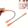 Facial Hair Remover Spring Stick Epilator for Upper Lip & Chin - Reusable Manual Threading Tool