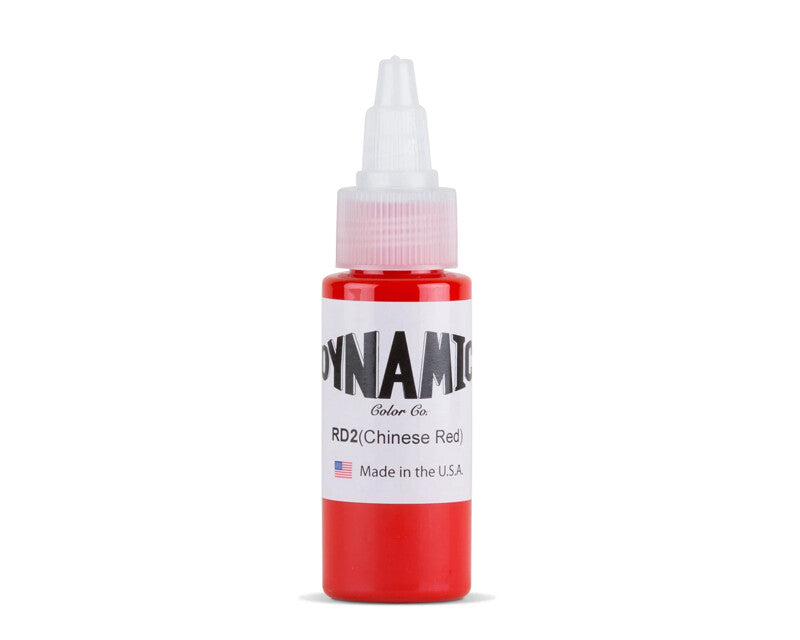 Dynamic Red Tattoo Ink 1 oz - Vibrant & Dark Color for Lining Shading