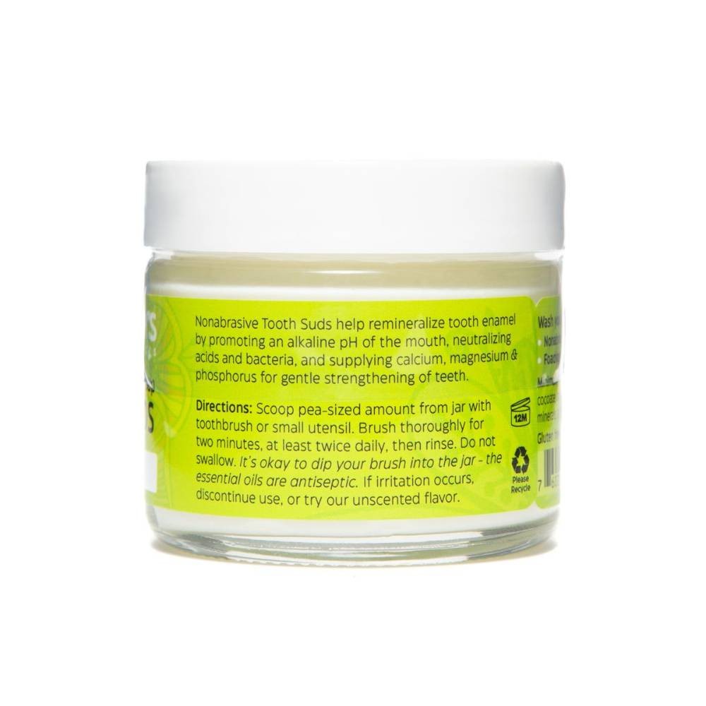 Natural Peppermint Tooth Soap - Alkalizing Remineralizing Oral Care, 2 oz