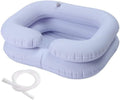 Inflatable Hair Washing Basin Portable Shampoo Bed with 2 Inflatable Chambers