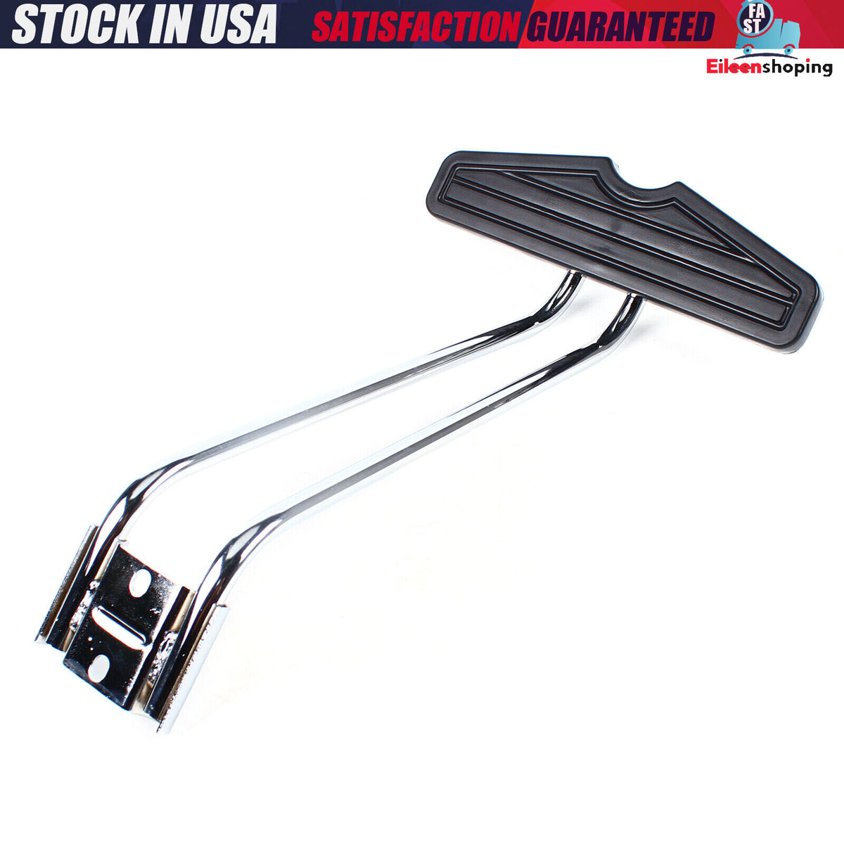 Black Salon Chair Foot Rest for Hydraulic Hair Styling Chairs