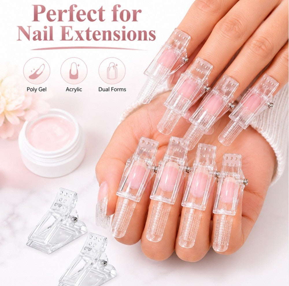 10 Pack Nail Tip Clipper Set for DIY Gel Extensions & manicures