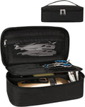 Barber Tool Organizer Bag for Hair Clippers & Scissors - Portable Storage Case