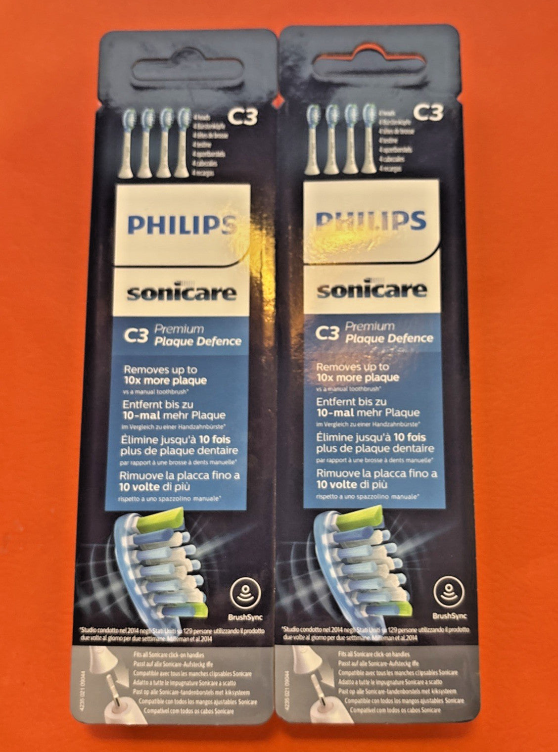 8-Pack C3 Premium Plaque Control Toothbrush Heads for Sonicare