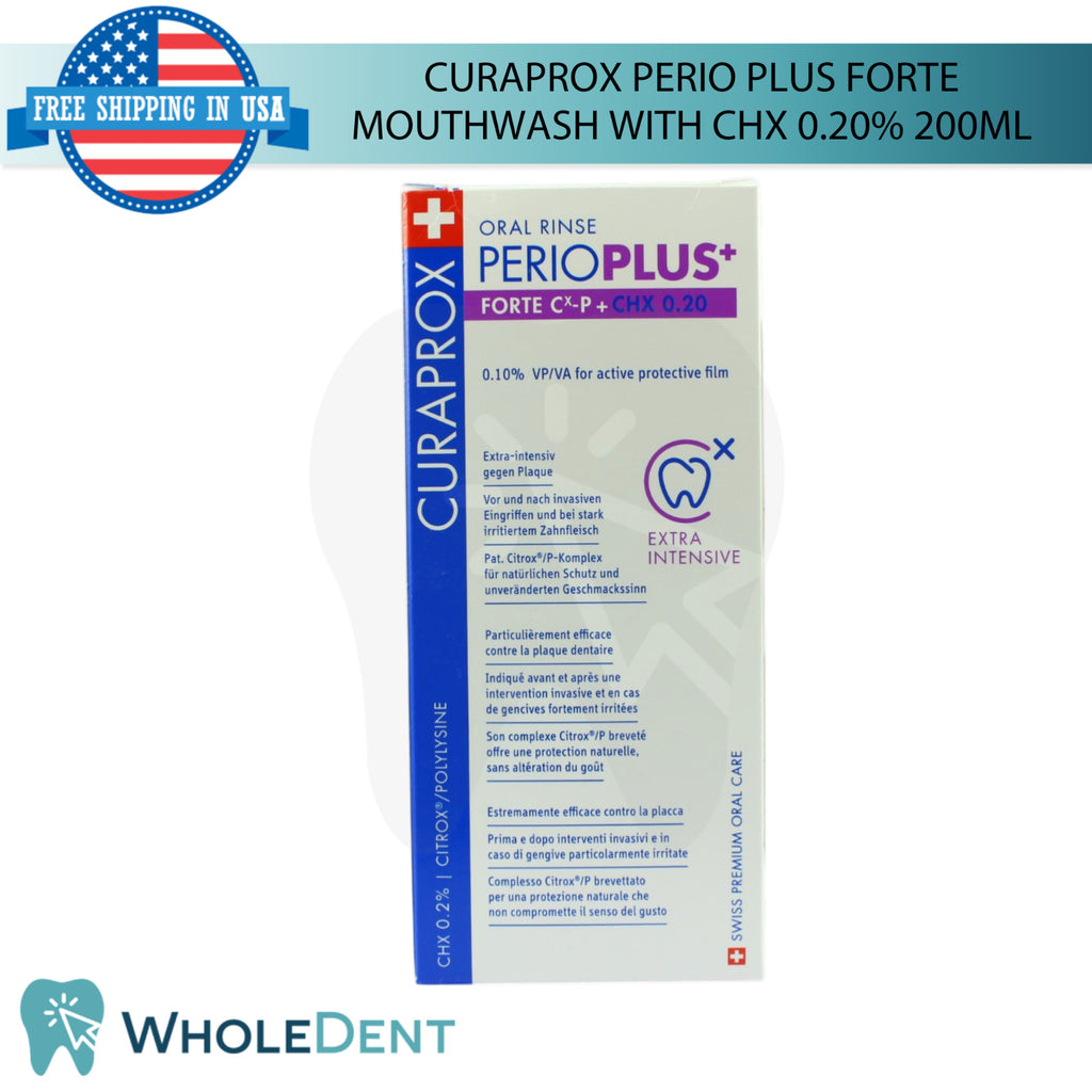 Antibacterial Mouthwash with CHX 0.20% - 200ml Oral Care Solution