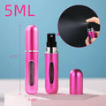 Refillable Travel Perfume Atomizer Bottles Set - 5 or 8ml, Leak-proof & Portable