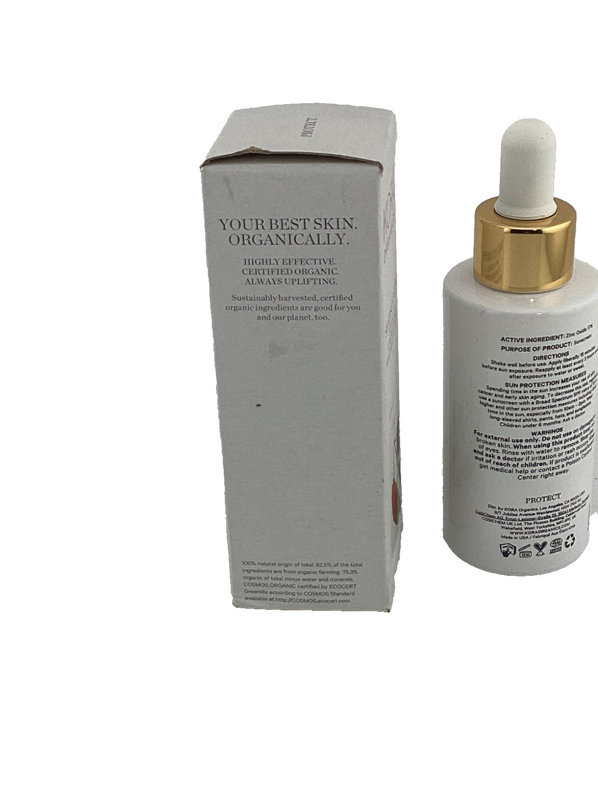 Mineral Sunscreen Serum SPF 30 - Silky Sun Drops 1 oz for Face & Body
