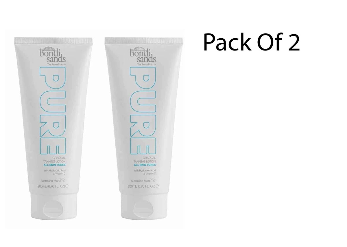 Gradual Tanning Lotion for All Skin Tones - 6.76oz / 200mL - 2 Pack