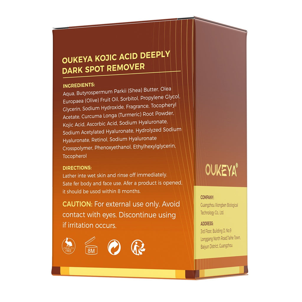 Turmeric Kojic Acid Soap for Skin Brightening & Dark Spot Removal 115g