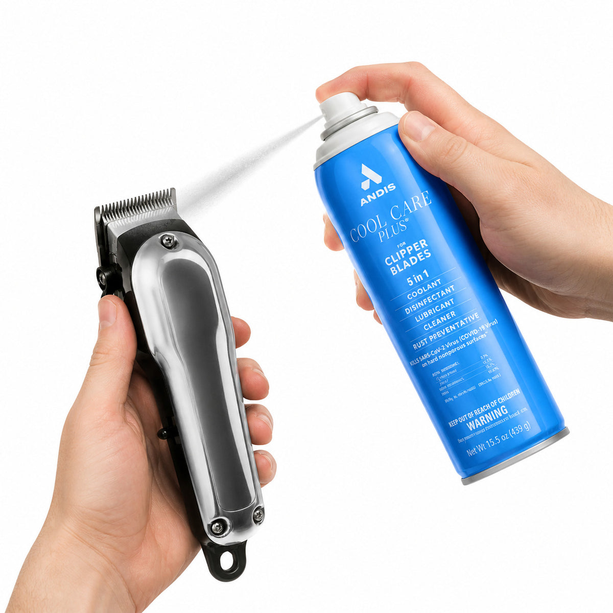Professional Clipper Blade Cleaner & Lubricant Spray - 15.5oz