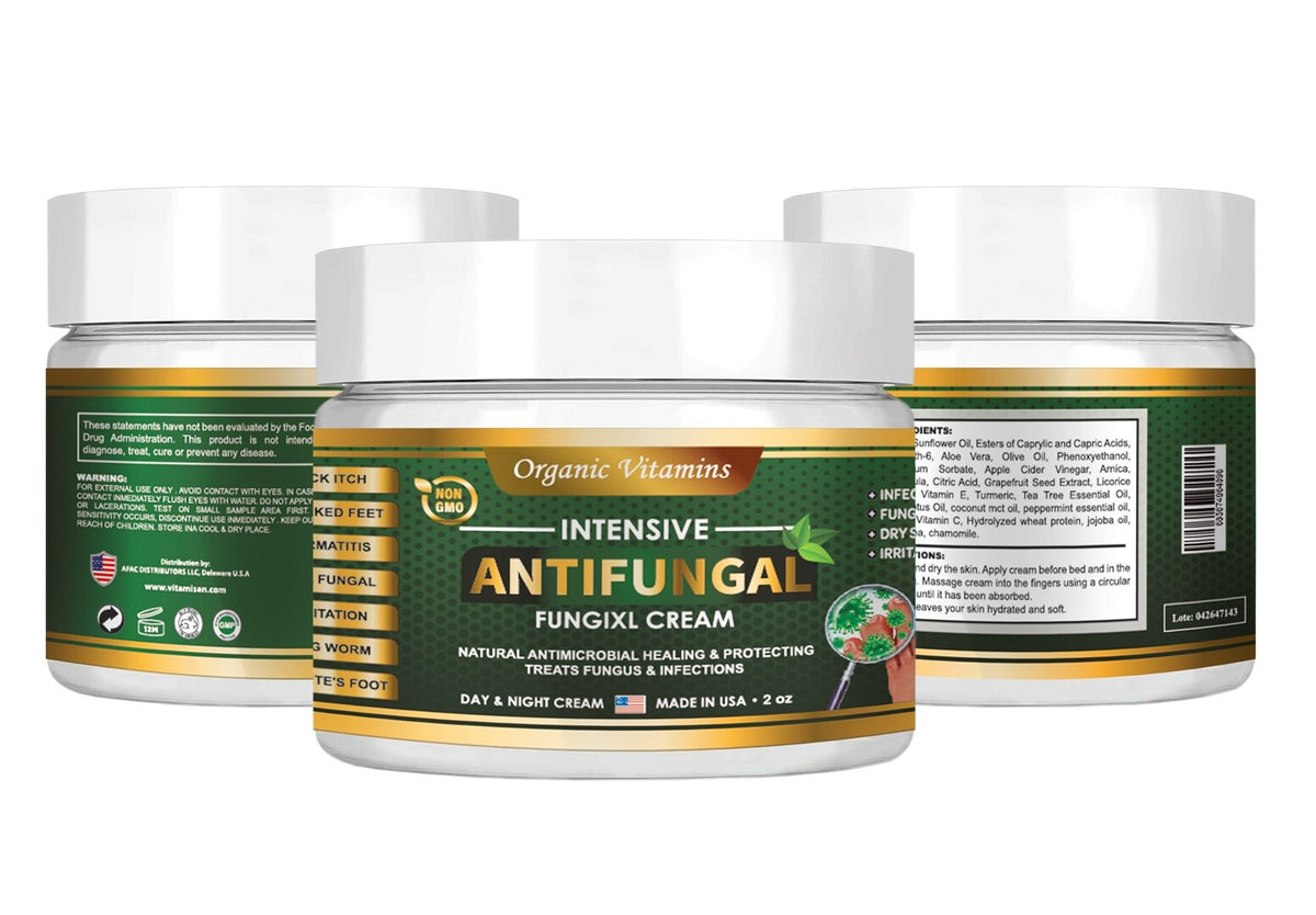 Natural Antifungal Nail & Toe Cream Gel for Athlete's Foot Support