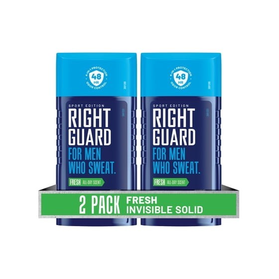 Men's Invisible Solid Deodorant 2.6 oz - Fresh Scent, 2 Pack