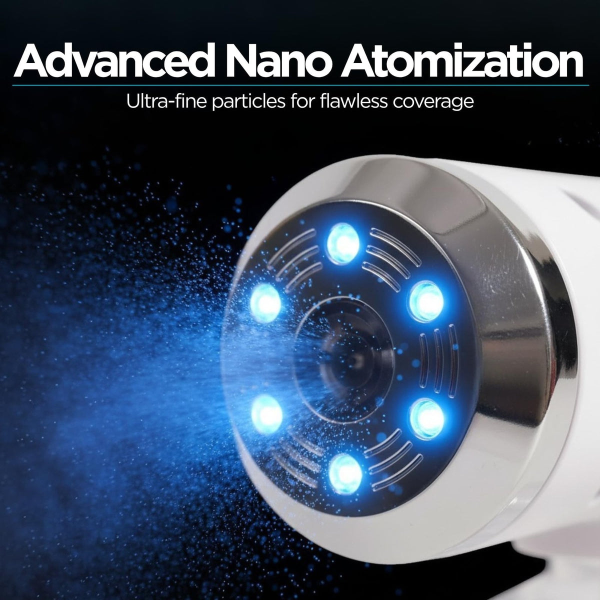 Nano Spray Gun with Blue Light and Rechargeable Battery - Portable Fine Mist Sprayer