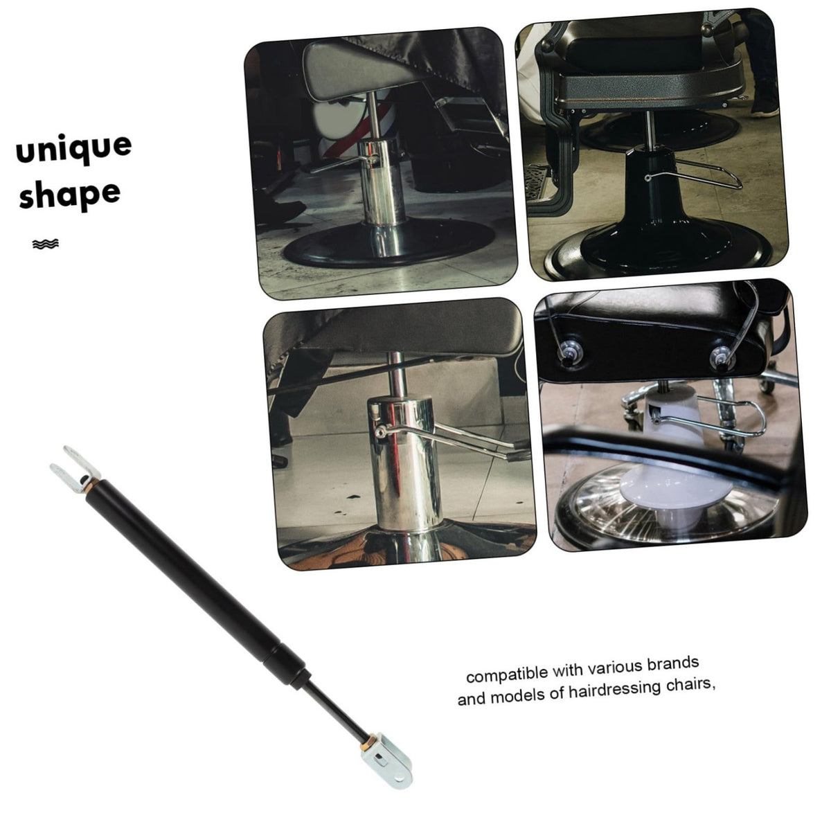 Barber Chair Gas Spring Rod Replacement for Salon & Reclinable Chairs