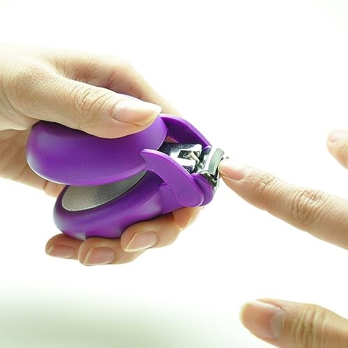Ergonomic Nail Clippers for Arthritic Hands, Seniors & Kids - Japanese Steel