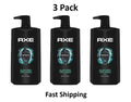 Men's Body Wash 3 Pack - Axe Apollo Sage & Cedarwood, 96 fl oz