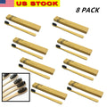 Organic Bamboo Toothbrush Pack - Eco-Friendly Soft Bristle Adult Oral Care