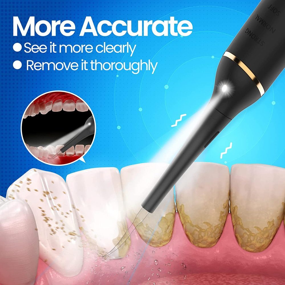 Electric Dental Tooth Cleaner Tartar Calculus Remover Kit