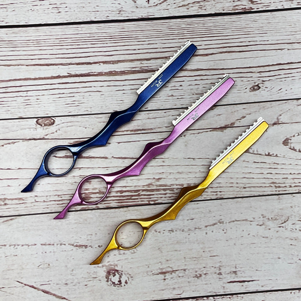4 Pack Hair Thinning Razors for Texturizing & Styling - Random Colors