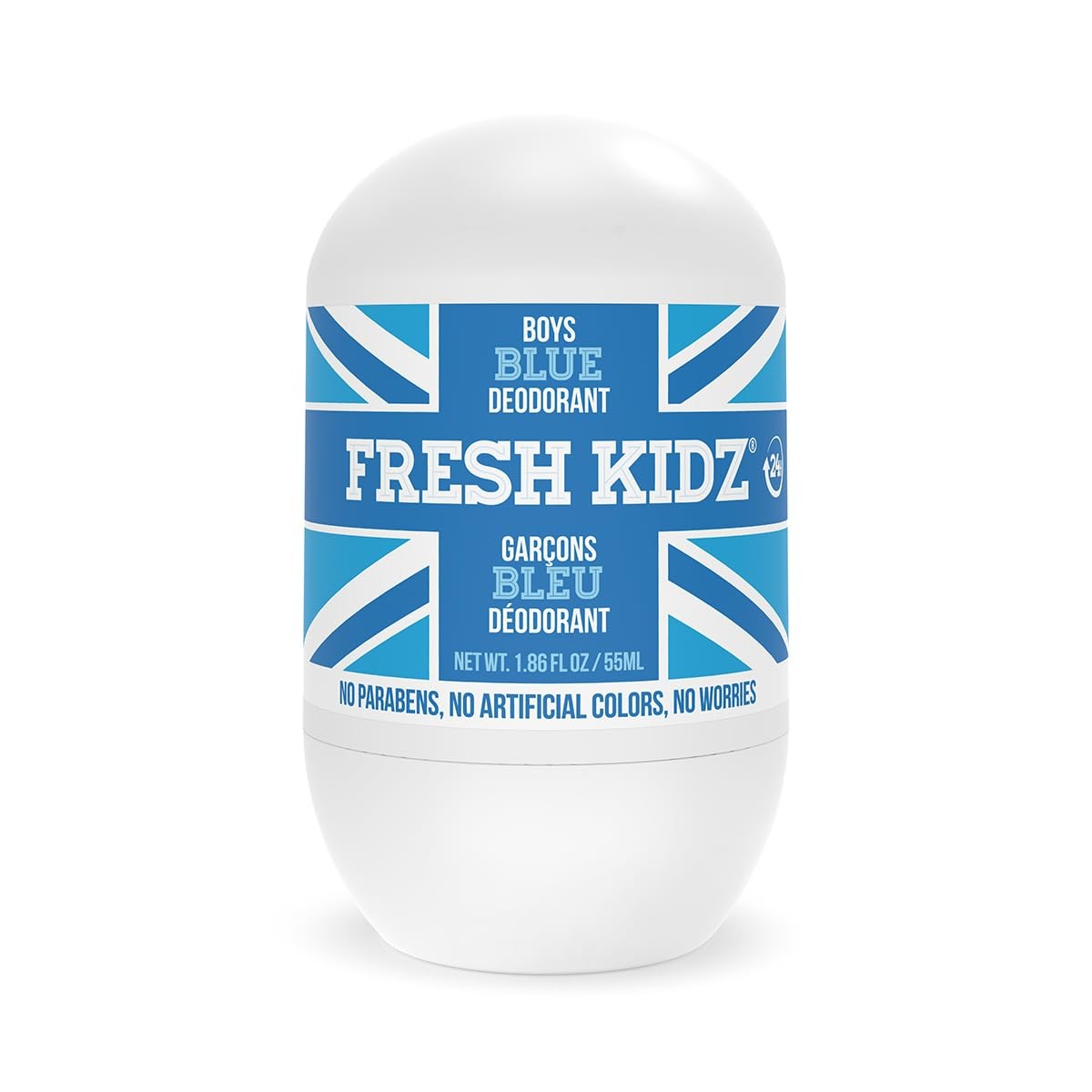Kids & Teens Natural Aluminum-Free Deodorant – Citrus Scent, 24H Protection