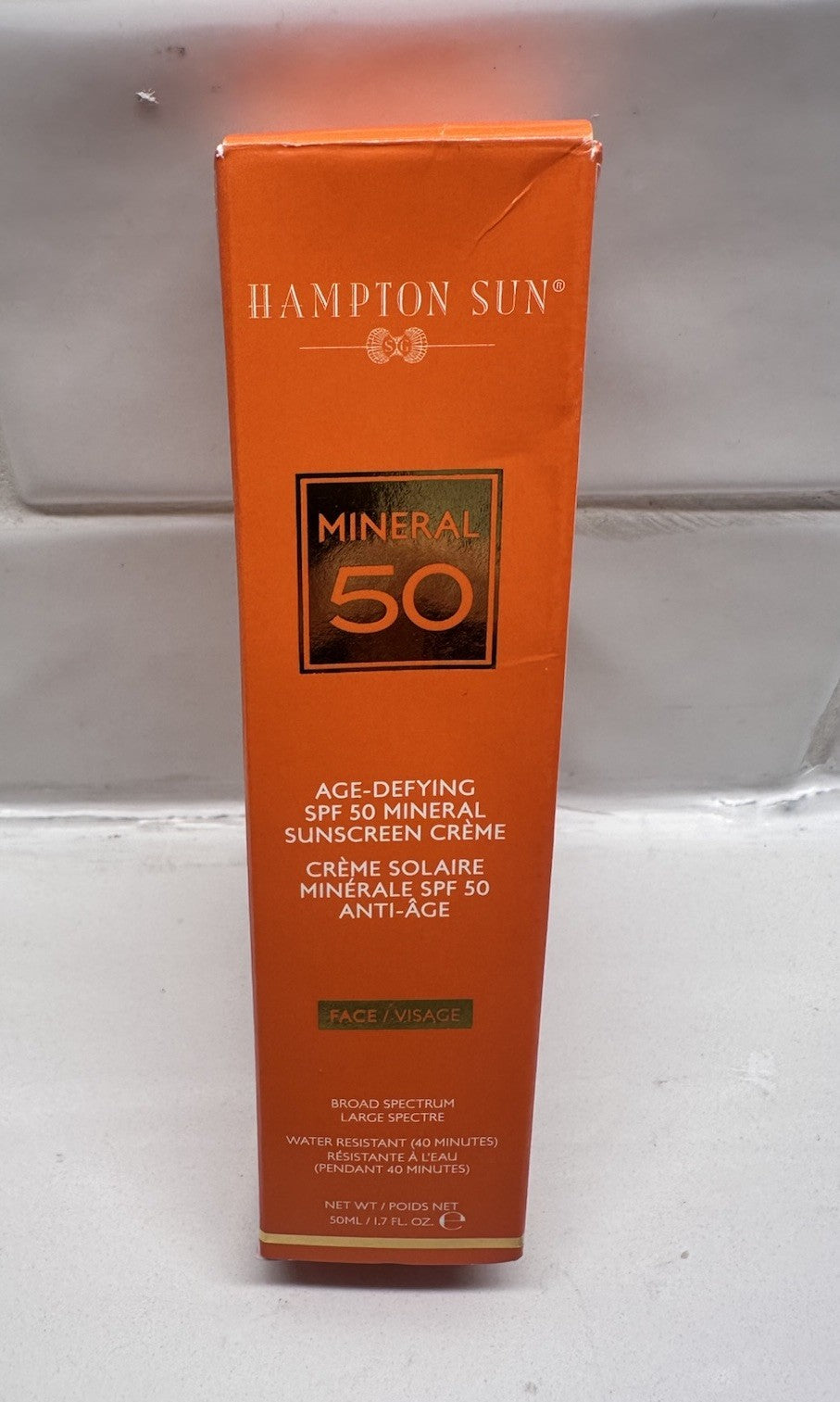 Mineral SPF 50 Face Sunscreen Cream - Age-Defying Broad Spectrum