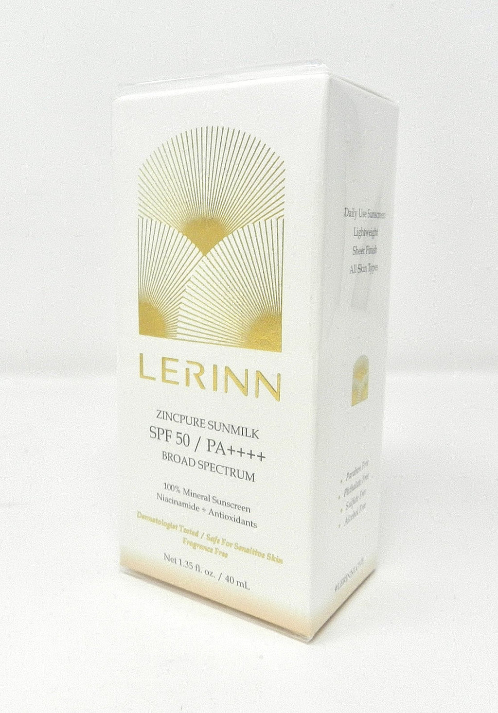 Mineral Sunscreen SPF 50 PA++++ Broad Spectrum Sun Milk for Sensitive Skin 40mL