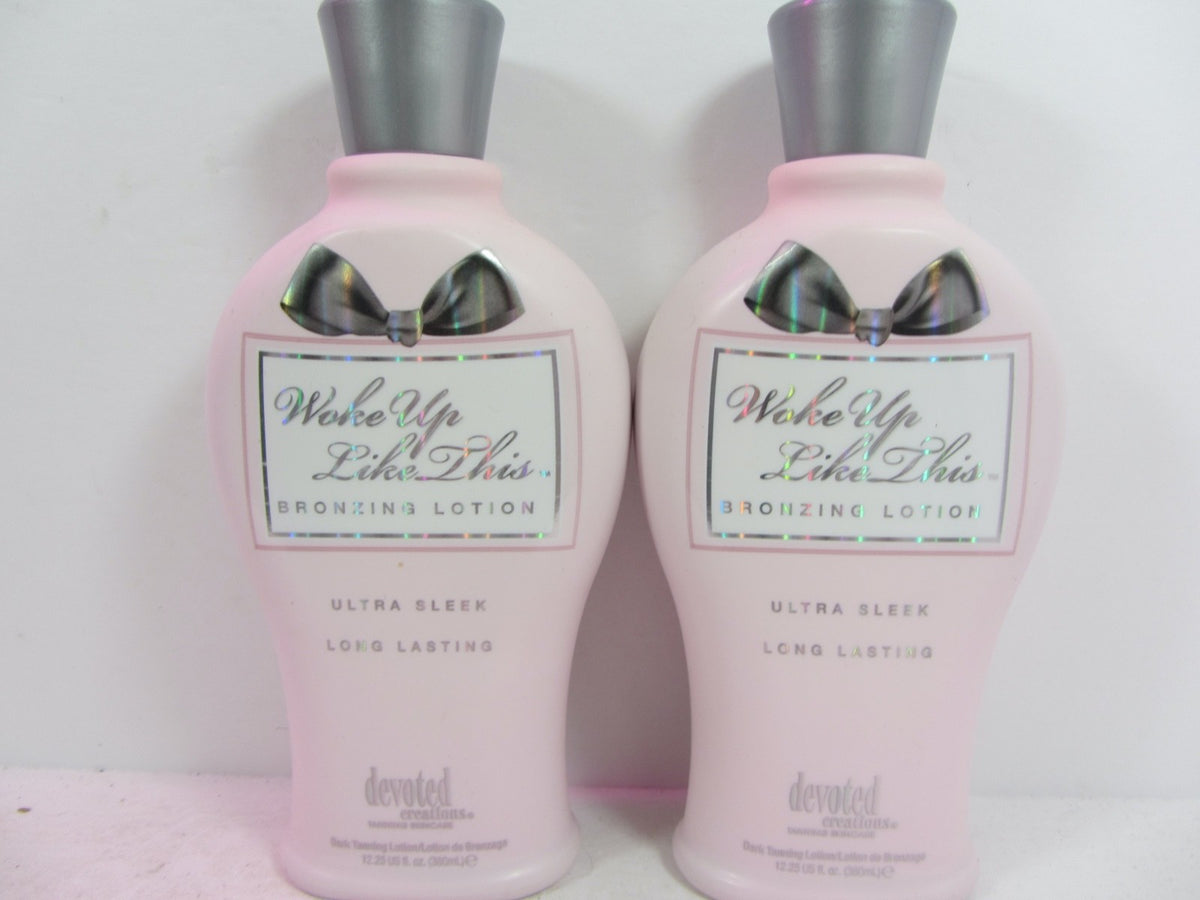2 Pack Bronzers Tanning Lotion for Instant & Long-Lasting Color