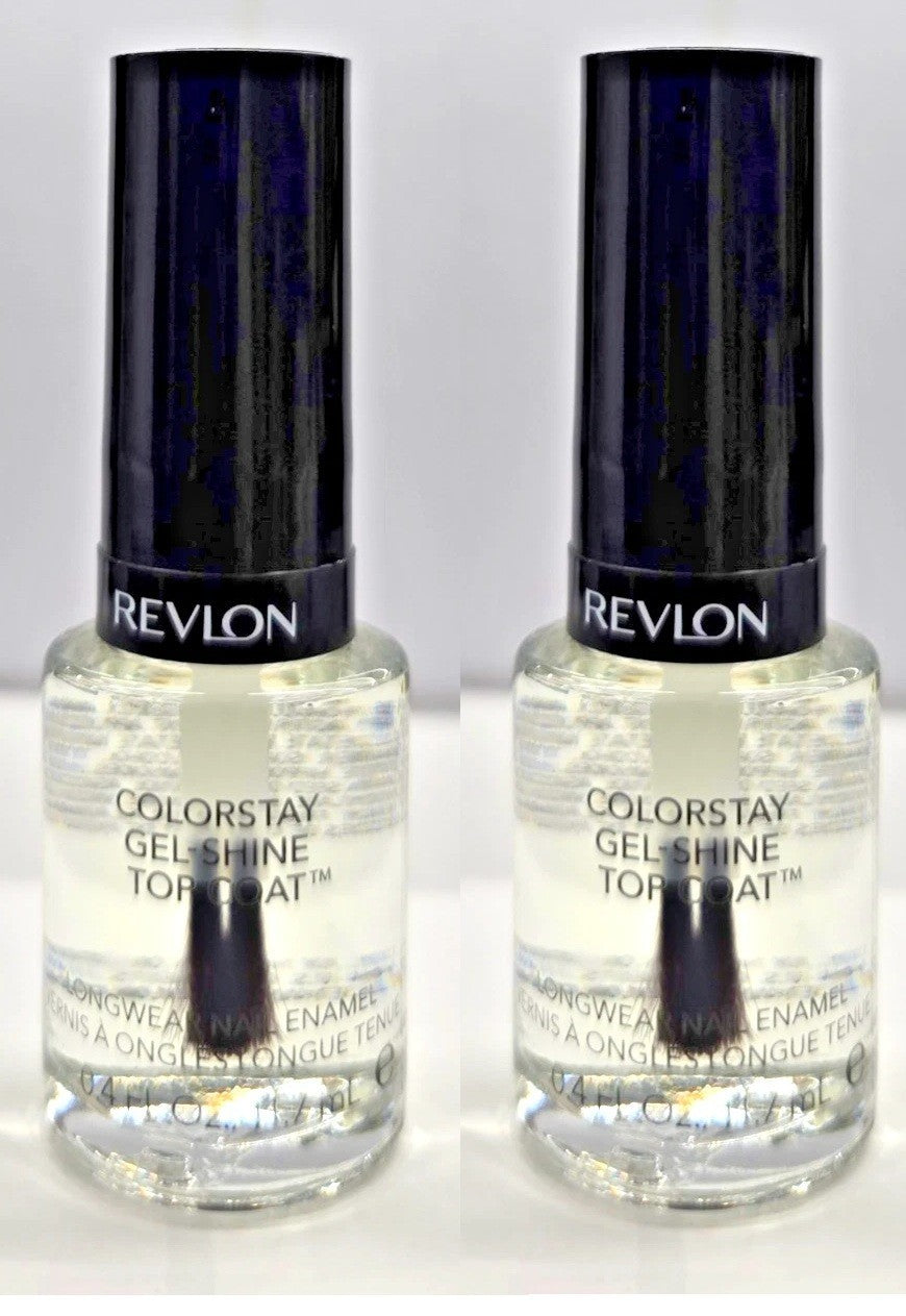 Revlon ColorStay Longwear Nail Enamel Top Coat 2-Pack