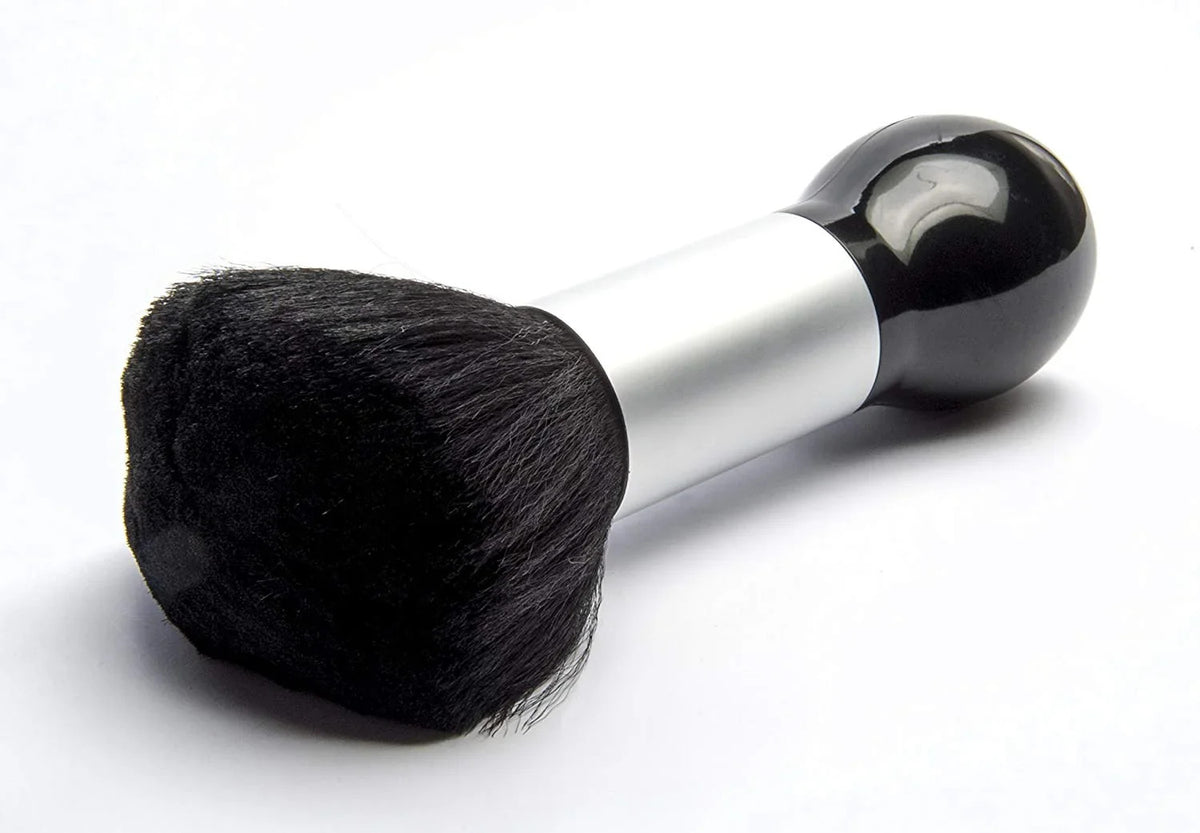 Large Neck Duster Brush for Barbers and Hair Salons - Soft Bristles, 7.5 Inch