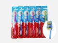 Colgate Medium Bristle Toothbrush Pack of 6 - Extra Clean Assorted Colors
