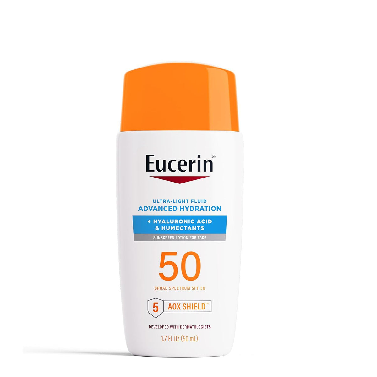 Eucerin Sun Advanced Hydration SPF 50 Face Sunscreen 1.7oz Ultra-Light Gel