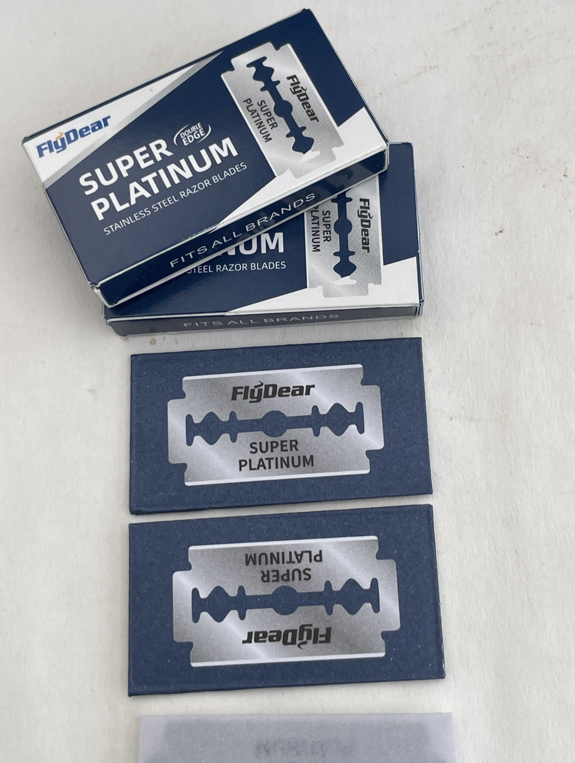 Double Edge Razor Blades - 100 Pack Stainless Steel Safety Blades for Shaving